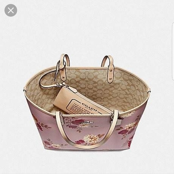 Coach Signature Reversible Tote - Picture 4 of 6